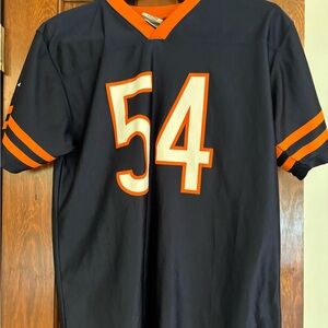 Kids Navy and Orange Sports Chicago Bears Urlacher Football Jersey